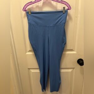 🍋 LIKE NEW Lululemon Base Pace High-Rise Ribbed Tight 25" - Blue Nile - Sz 8